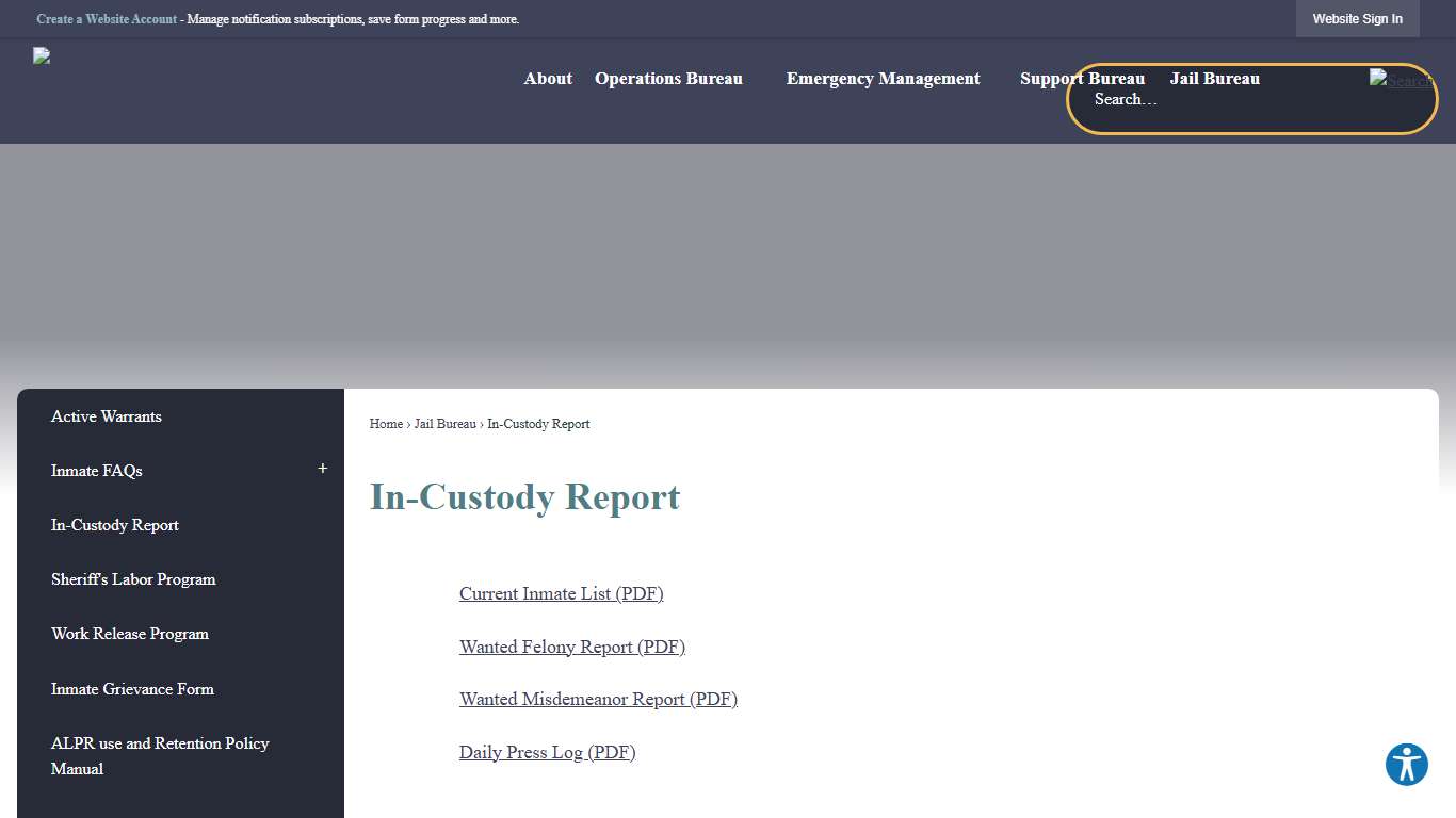 In-Custody Report | Kootenai County Sheriff, ID